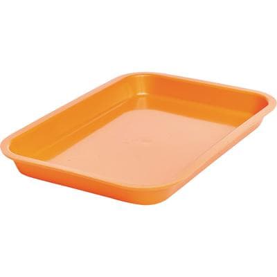 Zirc Mini Setup Tray, Flat, F-Size, Neon Orange, 9-3/8" x 6-3/8" x 7/8", 20Z101Q thumbnail 12
