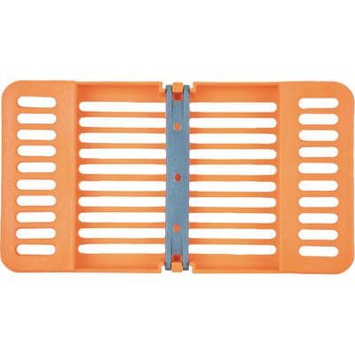 Zirc Compact Instrument Cassette, Neon Orange, Holds 8 Instruments, 7-1/8" x 3-7/8" x 5/8", 50Z915Q thumbnail 8