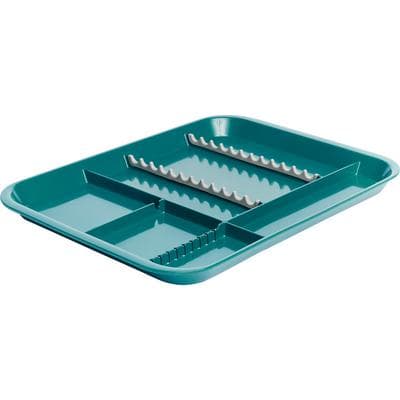 Zirc B-Lok Divided Setup Tray, Teal, Size B, 13-3/8" x 9-5/8" x 7/8", 20Z451J thumbnail 9