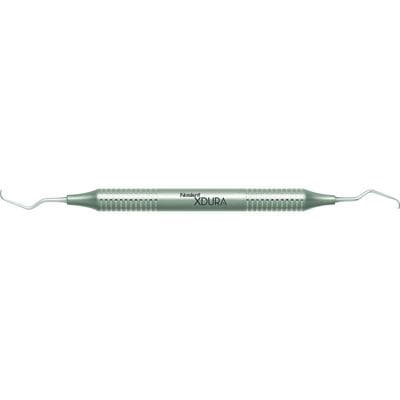 XDURA Gracey Curette #3-4, Mini Blade/Long Reach, Double End, DuraLite Round Handle, Stainless Steel, RENSGR3-4ML thumbnail 3