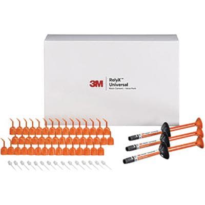 3M RelyX Universal Resin Cement Value Pack, Translucent (TR), Dual-Cure, 3 x 3.4 g Syringes, 56977 thumbnail 29