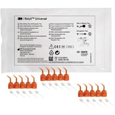 3M RelyX Universal Micro Mixing Tips with Elongation Tips, Orange, 15 Micro Tips & 15 Elongation Tips, 56976 thumbnail 19