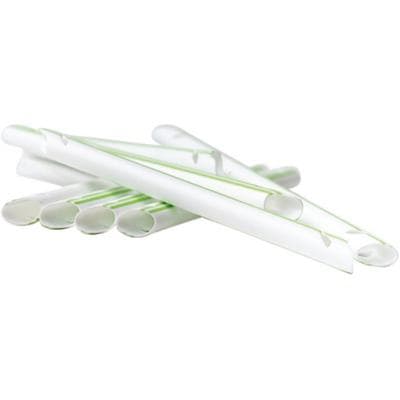 Hygovac Vent Bio Aspirator Tubes, Double-Vented, 45° and S-Shaped Ends, White and Natural Green, 100/Bag, VB1000V thumbnail 4