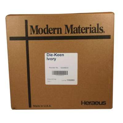 Die-Keen Type V Die Stone, Ivory, 45 lb Carton, 50046635 thumbnail 7