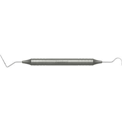 Nordent Expro Double-Ended Explorer/Probe, #23 Shepherd's Hook Explorer & UNC 15 Color-Coded Probe, 1-15 mm Markings, DuraLite Round Handle, N15-23 thumbnail 8