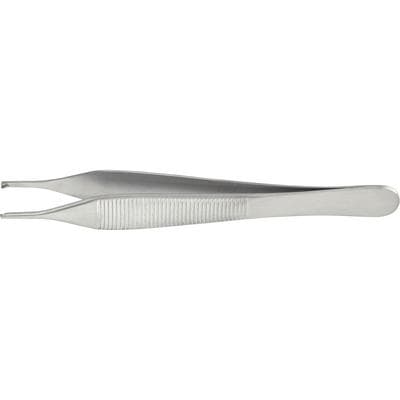 Nordent Adson Tissue Forceps, Rat Tooth 1 x 2, Straight, #108, 125 mm, Stainless Steel, FT108 thumbnail 7