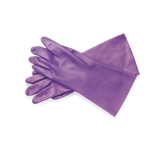IMS Lilac Nitrile Utility Gloves, Flocklined, Powder-Free, Medium (Size 8), 3 Pairs/Box, 40-062 thumbnail 9