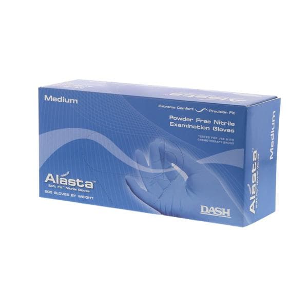 Alasta 200 Soft Fit Nitrile Examination Gloves, Powder-Free, Non-Sterile, Violet Blue, Medium, 200/Box, ALS200M thumbnail 5