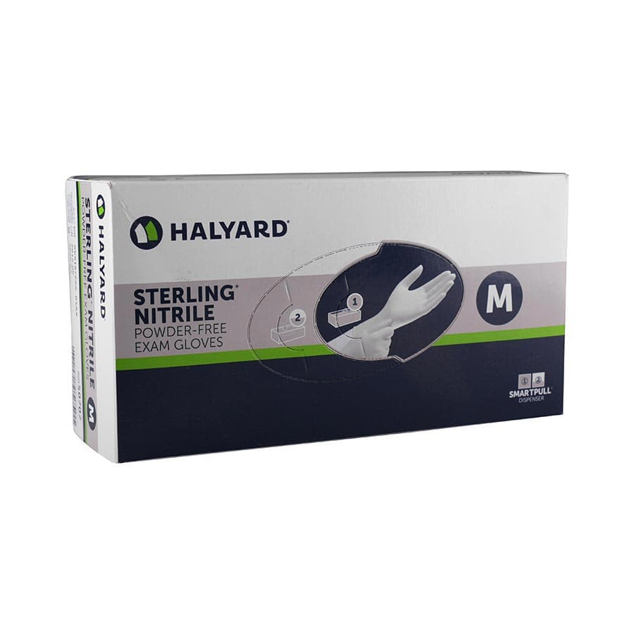 Sterling Nitrile Exam Gloves, Powder-Free, Non-Sterile, Small, Gray, 200/Box, 50706 thumbnail 2