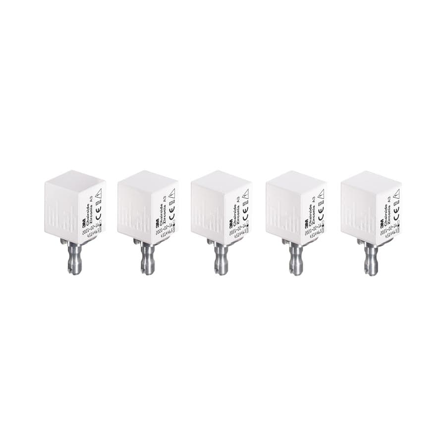 3M/Solventum Chairside Zirconia Crown Block Refill for CEREC, Shade A3, 20 mm, 5/Pkg, 69943 thumbnail 11