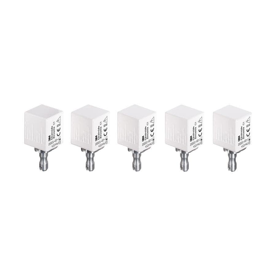 Solventum (3M) Chairside Zirconia Crown Block for CEREC, Shade C1, 20 mm, Refill, 5/Pk, 69946 thumbnail 11