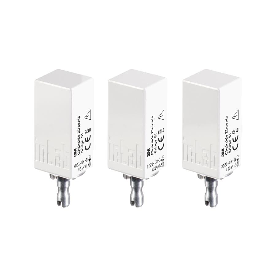 Solventum (3M) Chairside Zirconia Bridge Block, 39 mm, Shade B1, Refill, 3/Pk, 69953 thumbnail 12