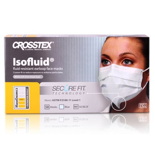 Isofluid SecureFit Earloop Face Mask, ASTM Level 1, Pink, 50/Box, GCIPKSF thumbnail 12