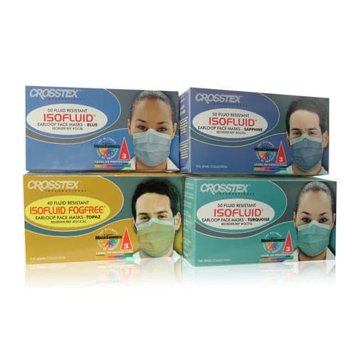 Isofluid FogFree Earloop Surgical Face Mask, ASTM Level 1, Anti-Fog, Turquoise, 40/Box, GCICXT thumbnail 13