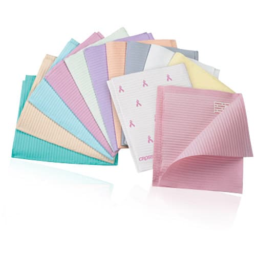 Econoback Patient Bibs, 2-Ply Paper/1-Ply Poly, 13" x 19", Beige, 500/Pkg, WEXBG thumbnail 6