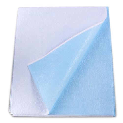 TIDI Everyday Equipment Drape Sheets, Tissue/Poly, 40" x 48", Blue, Non-Sterile, Latex Free, 100/Case, 980924 thumbnail 5