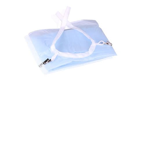 Crosstex Patient Barrier Apron, Plastic, Waist Length, 27" x 30", Blue, NP3BL thumbnail 11