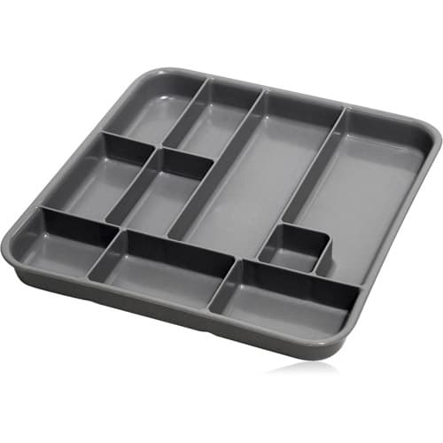 Hu-Friedy IMS Signature Series Tub Insert, 10 Compartments, Gray, 9-3/4" x 10-3/4" x 1-1/32", IMS-1423 thumbnail 3