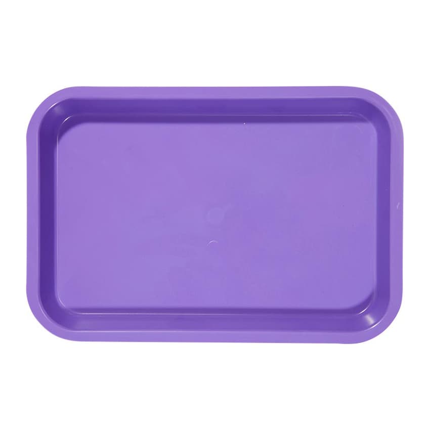 Zirc Mini Flat Set-Up Tray, Neon Purple, 9-3/8" x 6-3/8" x 7/8", 20Z101R thumbnail 5