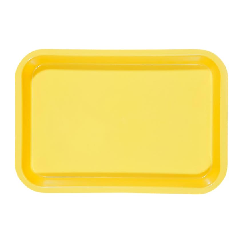Zirc Mini Flat Set-Up Tray, Neon Yellow, Plastic, 9-3/8" x 6-3/8" x 7/8", 1/Pk, 20Z101O thumbnail 7