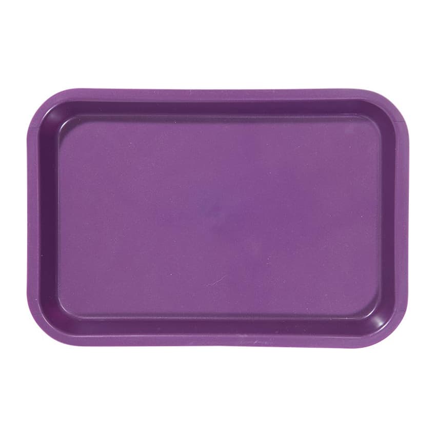 Zirc Mini Tray, F-Size, Flat, Plum, 9-3/8" x 6-3/8" x 7/8", 20Z101E thumbnail 6