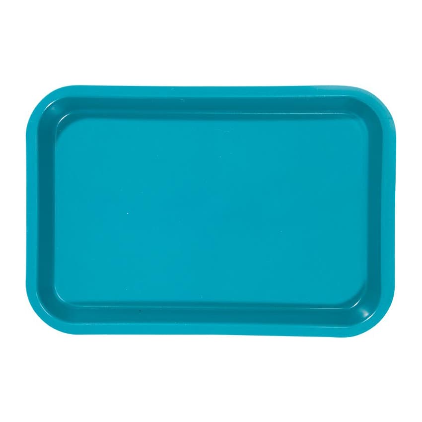 Zirc Mini Tray, Plastic, Teal, F-Size, 9-3/8" x 6-3/8" x 7/8", 20Z101-J thumbnail 6