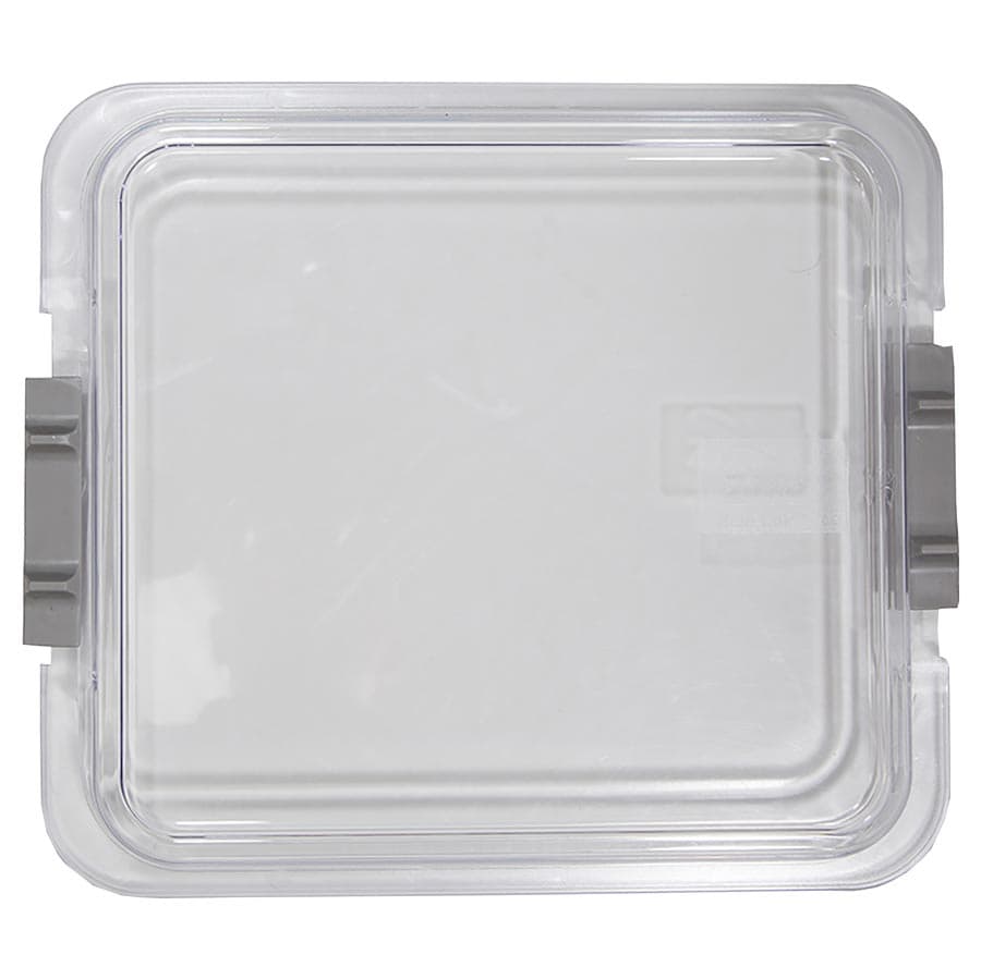 Safe-Lok Locking Tub Cover, Clear, 12-5/8" L x 11-1/4" W x 1-7/16" H, 20Z459 thumbnail 10
