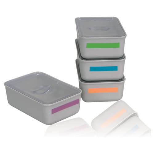 Zirc Double Tub Cup with Cover, Gray Cup / Clear Cover, 3-3/8" x 2-1/4" x 1-1/8", 20Z472, 1/Pk thumbnail 6