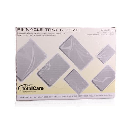 Pinnacle Tray Sleeve, Size F, 7.5" x 10.5", Clear Plastic, 500/Box, 3300-F thumbnail 11