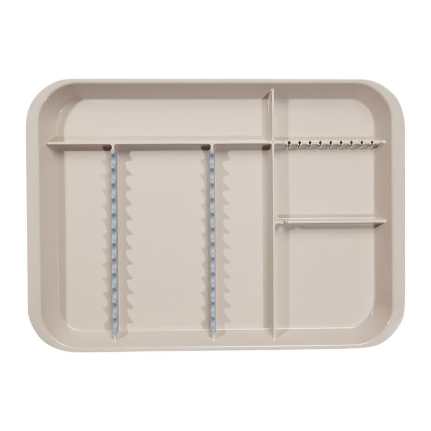 Zirc B-Lok Divided Setup Tray, Size B (Ritter), Beige, 13-3/8" x 9-5/8" x 7/8", 20Z451-G thumbnail 4