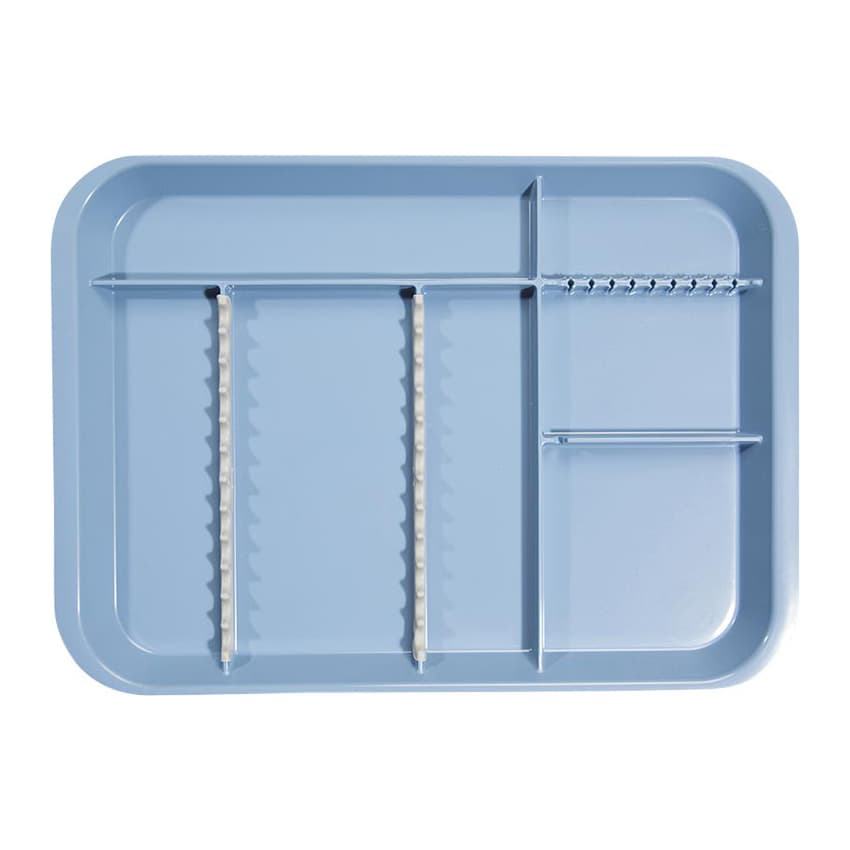Zirc B-Lok Divided Setup Tray, Blue, Size B, 13-3/8" x 9-5/8" x 7/8", 20Z451B thumbnail 6