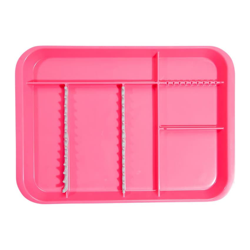 Zirc B-Lok Divided Setup Tray, Size B (Ritter), Neon Pink, 13-3/8" x 9-5/8" x 7/8", 20Z451S thumbnail 5