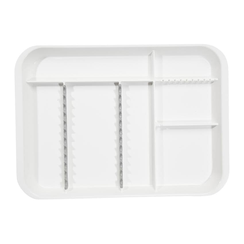 Zirc B-Lok Divided Setup Tray, White, Size B (Ritter), 13-3/8" x 9-5/8" x 7/8", 20Z451A thumbnail 6