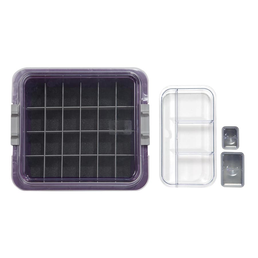 Zirc Procedure Tub Kit, Plum, 12-5/8" x 11-1/4" x 4" with Locking Cover, Complete Package, 20Z455E thumbnail 4