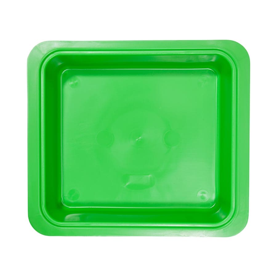 Zirc Procedure Tub Only, Neon Green, 12-1/4" x 10-7/8" x 2-3/4", 20Z463-P thumbnail 6