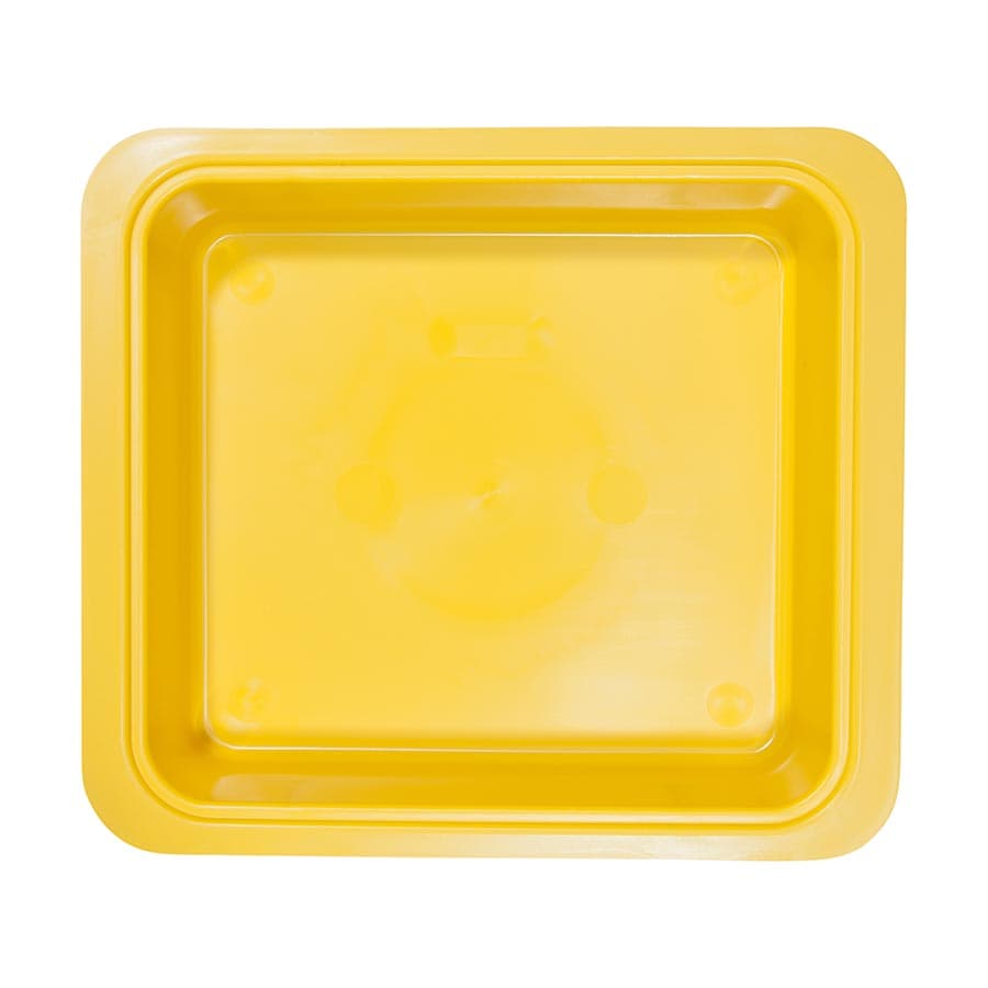 Zirc Procedure Tub Only, Neon Yellow, 12-1/4" x 10-7/8" x 2-3/4", 20Z463-O thumbnail 4