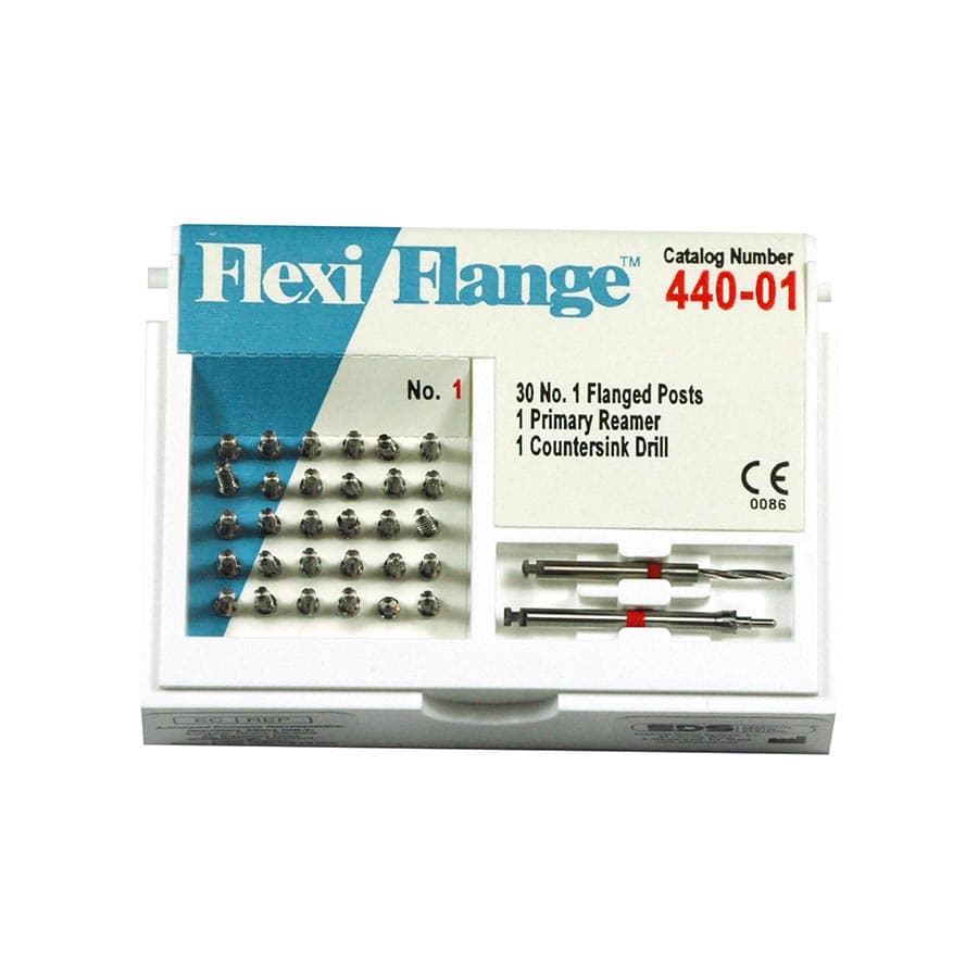 EDS Flexi-Flange Economy Stainless Steel Endodontic Post, Size #1, Refill Pack of 30, 440-01 thumbnail 2