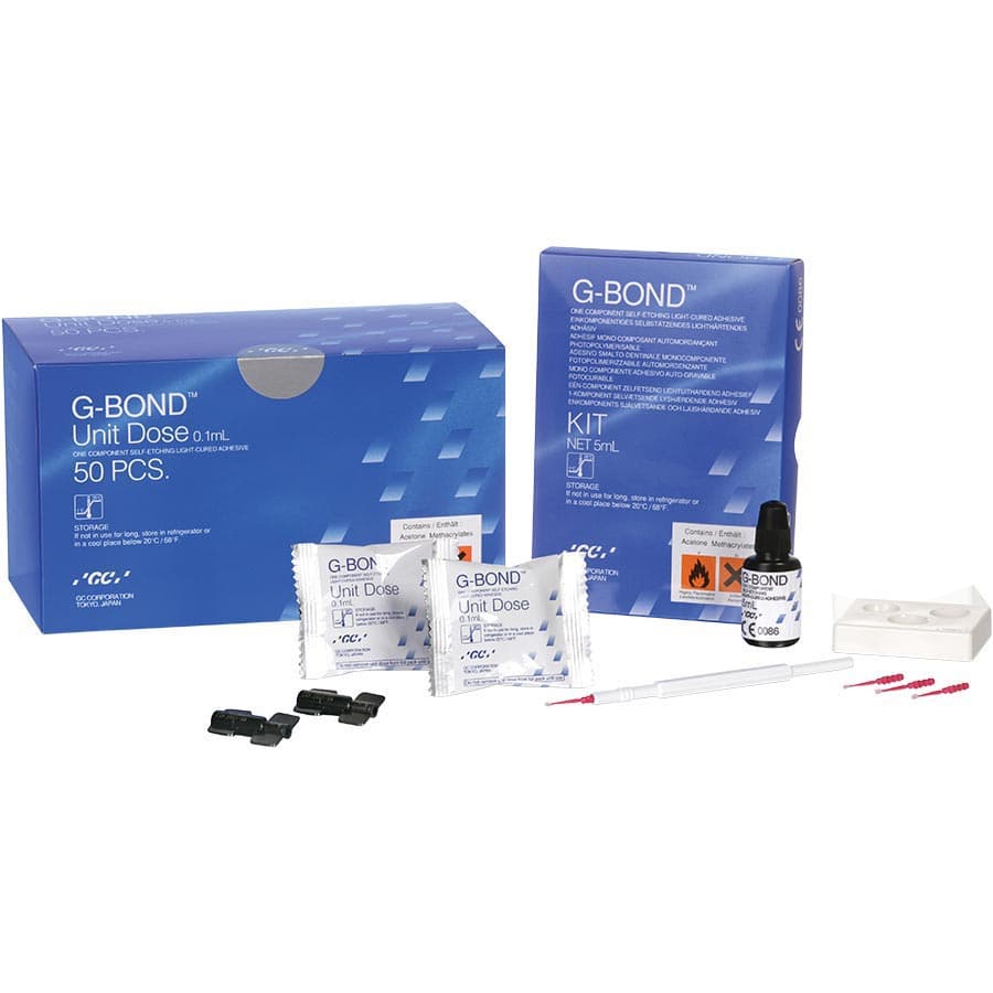 GC G-BOND Single Component 7th Generation Self-Etch Adhesive Unit Dose Kit, 50 Unit Doses (0.1 mL each) with 50 Micro-Tips, 002302 thumbnail 17