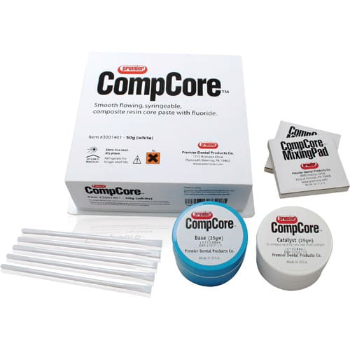 Premier CompCore Composite Core Build-Up Material, Natural Shade, Hand Mix Single Shade Kit, 28 g, 3001405 thumbnail 12