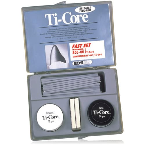 EDS Dental Ti-Core Fast Set Core Build-Up Material Kit, Grey, 14g Base/15g Catalyst, 805-00 thumbnail 2
