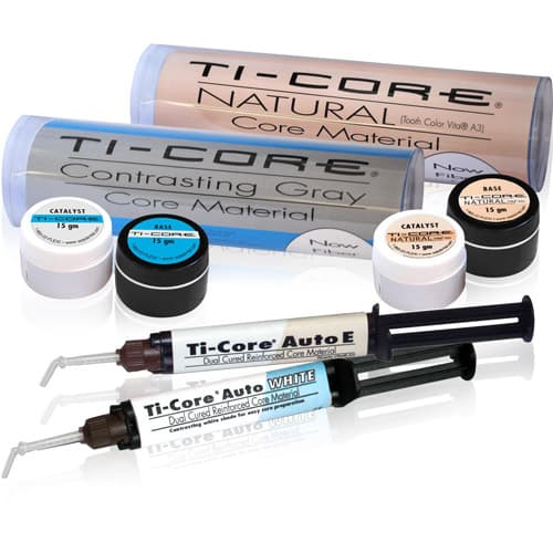 EDS Ti-Core Composite Core Build-Up Material, Natural Standard Set (B&C), Vita Shade A3, #810-00 - Ti-Core Natural Standard Set (B&C) - Image 1