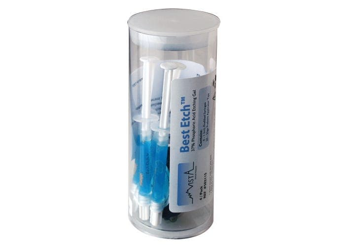Best-Etch 37% Phosphoric Acid Etching Gel, High Viscosity, Blue, Value Kit, 3 mL Prefilled Syringes, 12/Pk with 75 22 Ga Pre-Bent Tips, 502200 thumbnail 15
