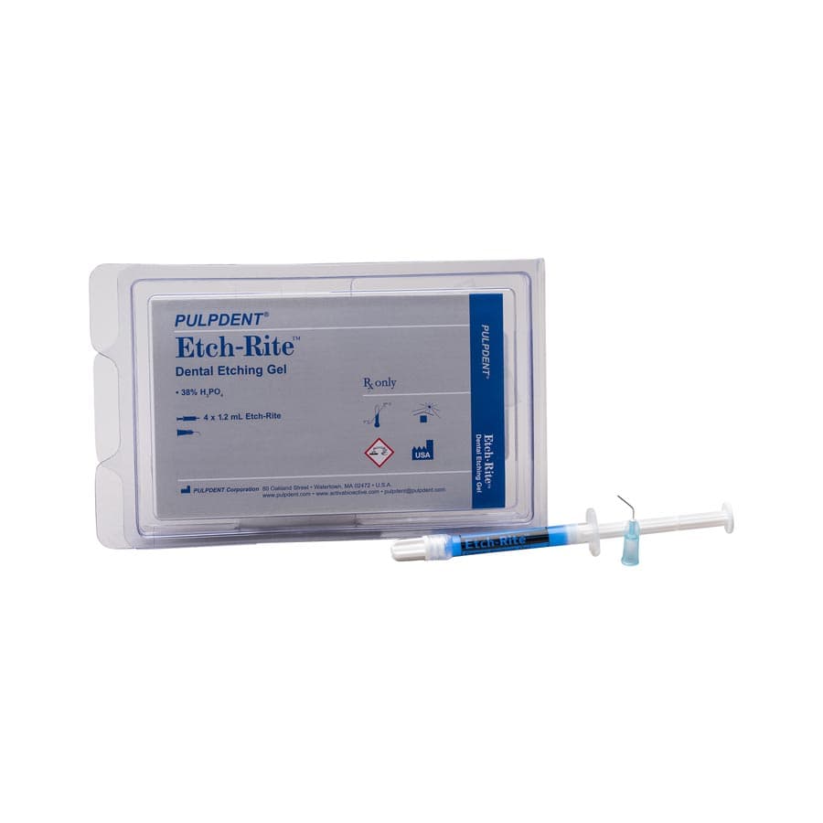 Etch-Rite Dental Etching Gel, 38% Phosphoric Acid, Standard Kit, 1.2 mL Syringes, 4/Pk, ETCH thumbnail 17
