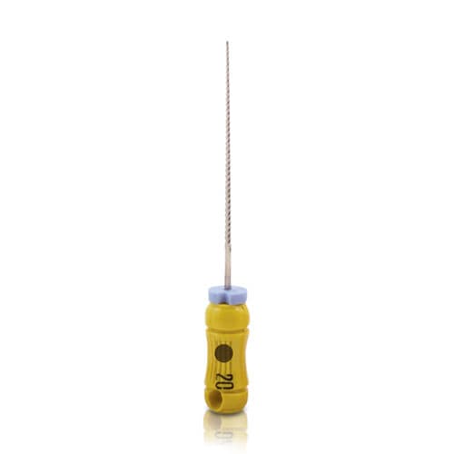 Sybron Endo Hedstrom Files, Stainless Steel, 21 mm, #20, Yellow, 6/Pk, 12769 thumbnail 12