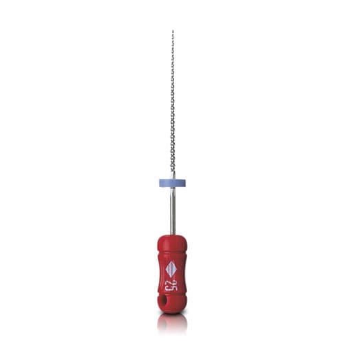 Kerr K-Flex Stainless Steel Hand Files, 25mm, #25, Red, 6/Pk, 15138 thumbnail 15