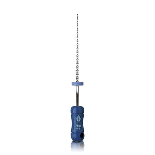 Kerr K-Flex Stainless Steel Hand Files, 25 mm, #30, Blue, 6/Pk, 15142 thumbnail 15