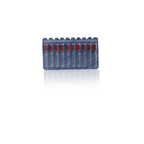 Choice Barbed Broaches, X-Fine, 21mm, Red, 10/Pack - Dental City - Barbed Broaches - Image 1