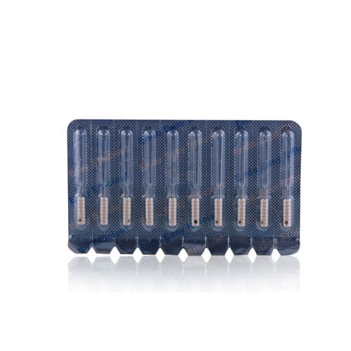 Choice Barbed Broaches, XXX-Fine, 21mm, White, 10/Pack - Dental City - Barbed Broaches - Image 1