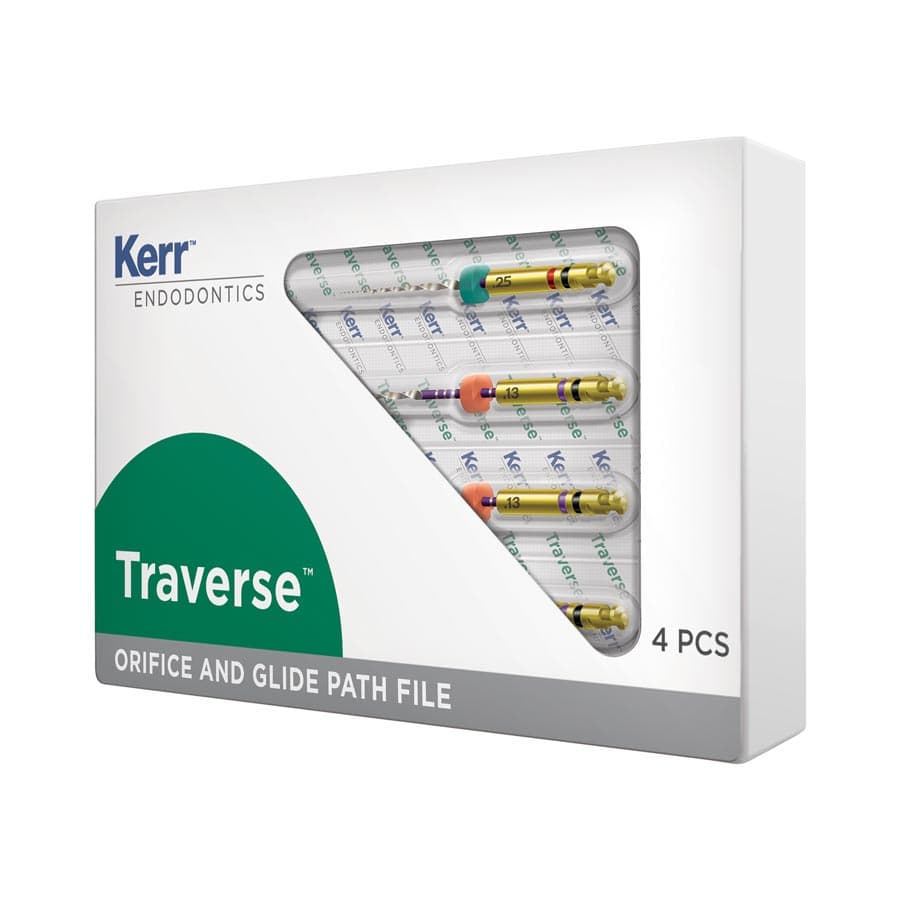Kerr Traverse Rotary Glide Path File, Taper .06, Tip Size .18, 25 mm, 4/Pk, 818-2182 thumbnail 10