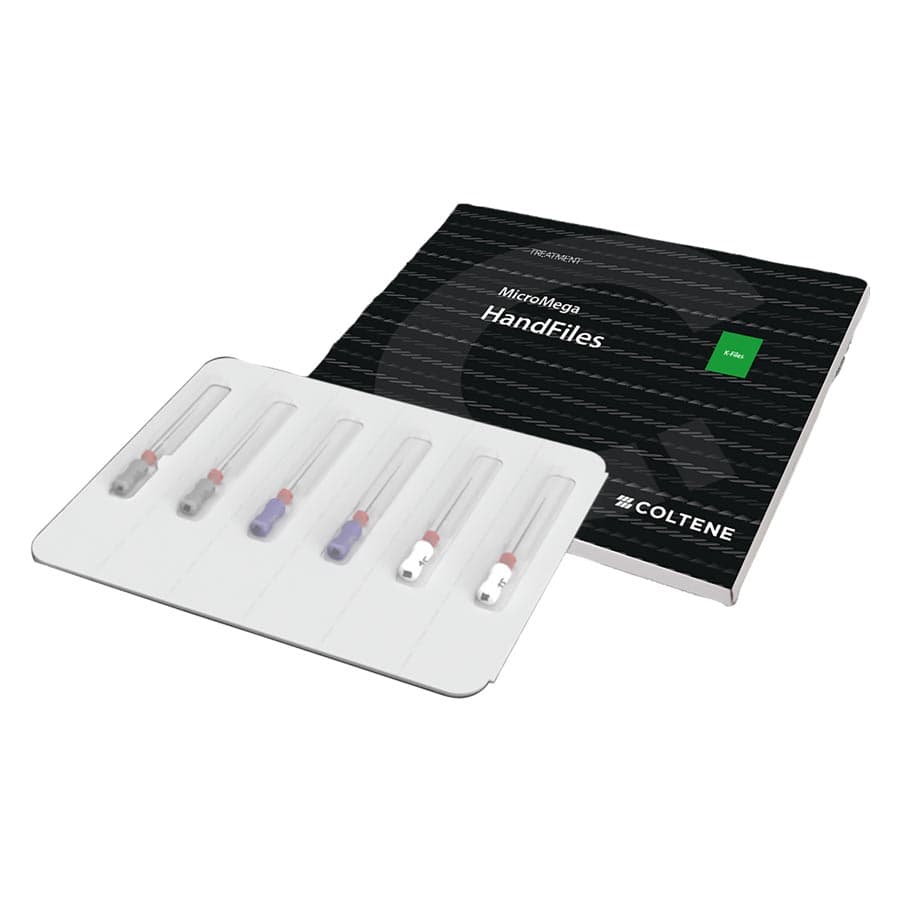 Coltene MicroMega B6 K-File, Size #08, 21 mm, Stainless Steel, Sterile, 6/Pk, 60029720 thumbnail 6